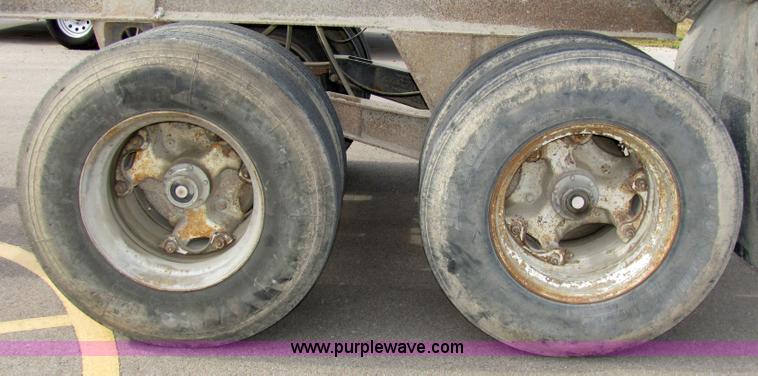 image for item 2104 1967 TEC 24' aluminum dump bed trailer