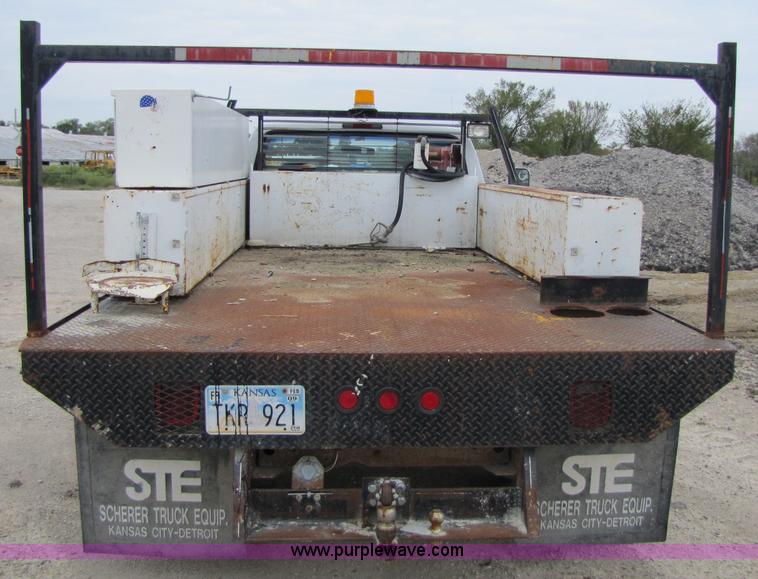 image for item 4762 1995 Ford F350 dually flatbed truck