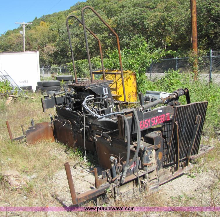 image for item 5184 Carlson Easy Iii MS10 asphalt screed