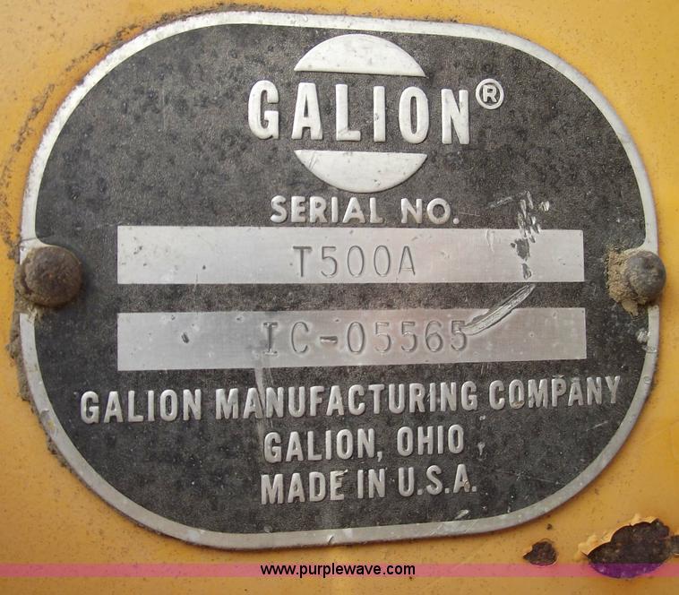 image for item 5937 Galion T-500 Series A motor grader