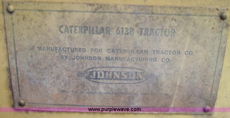 image for item 5938 1980 Caterpillar 613B elevating scraper