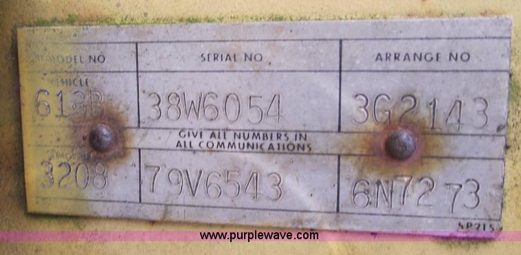 image for item 5938 1980 Caterpillar 613B elevating scraper