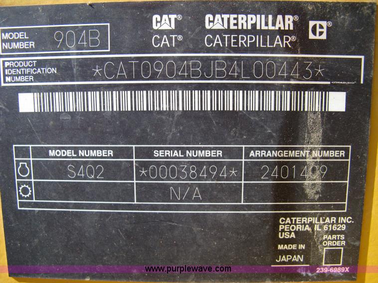 image for item 8030 2006 Caterpillar 904B wheel loader