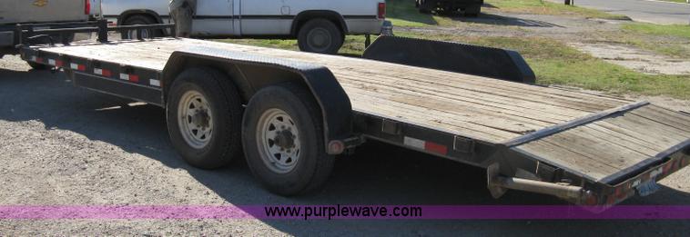 image for item 8031 2007 PJ tandem axle flat bed trailer