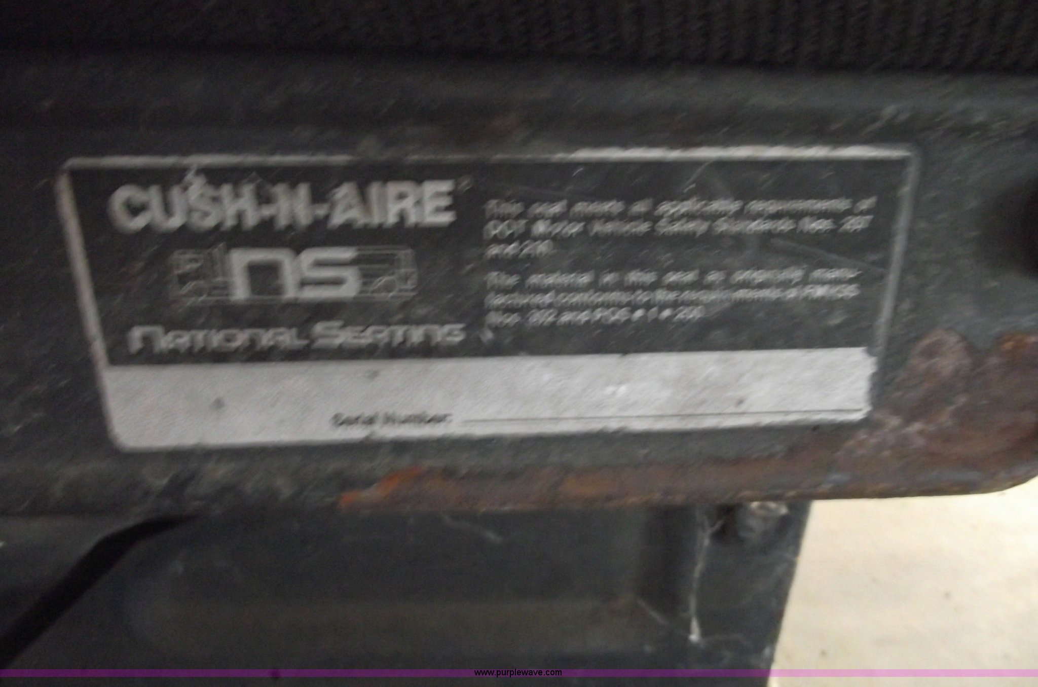 National Seating CushN Aire air ride seat in Stilwell, KS Item 5912