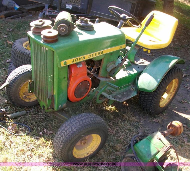 image for item 1811 John Deere 110 mower