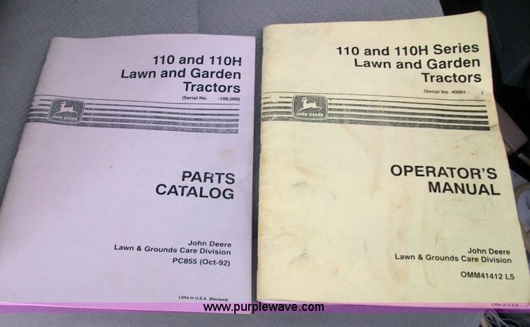 image for item 1811 John Deere 110 mower