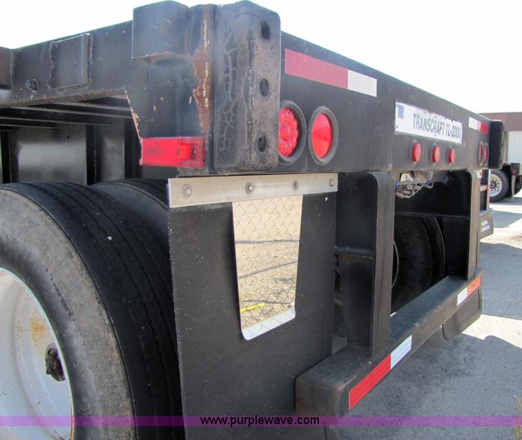 image for item 3454 2002 Transcraft TL2000 48' flatbed trailer