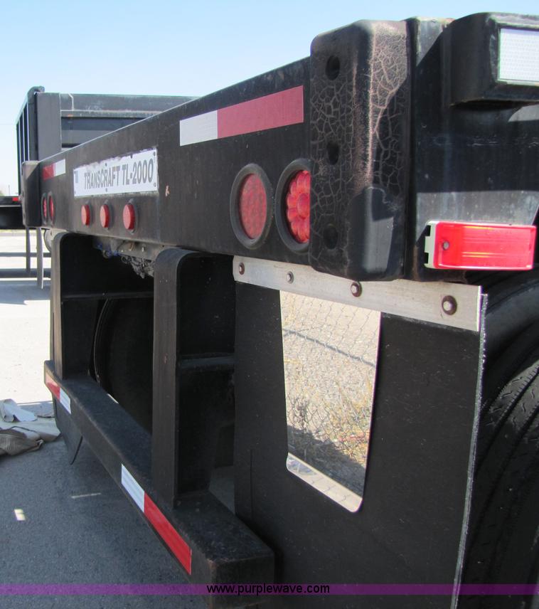 image for item 3454 2002 Transcraft TL2000 48' flatbed trailer