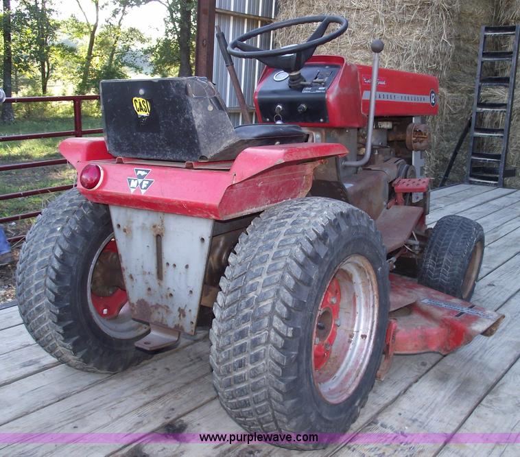 image for item 5874 1966 Massey-Ferguson Model 12 riding lawn mower