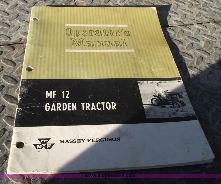 image for item 5874 1966 Massey-Ferguson Model 12 riding lawn mower