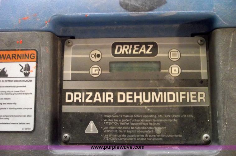 image for item 5887 (3) Drieaz Evolution LGR dehumidifier