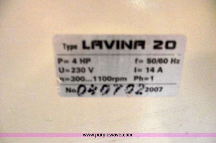 image for item 5893 2007 Lauina 20 floor grinder