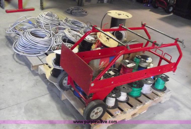 (2) pallets of assorted wires in Kansas City, KS Item 5896 sold Purple Wave
