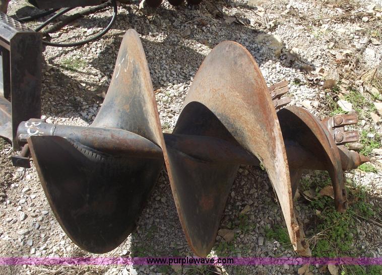 image for item 5907 Lowe 1650E skid steer auger attachemnt with bits