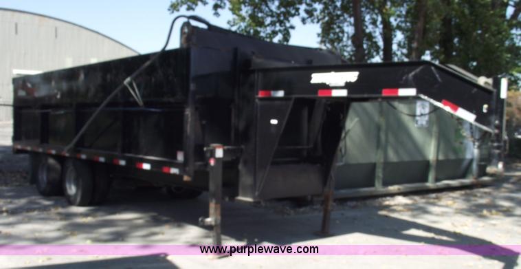 image for item 5921 2006 Travalong gooseneck dump trailer