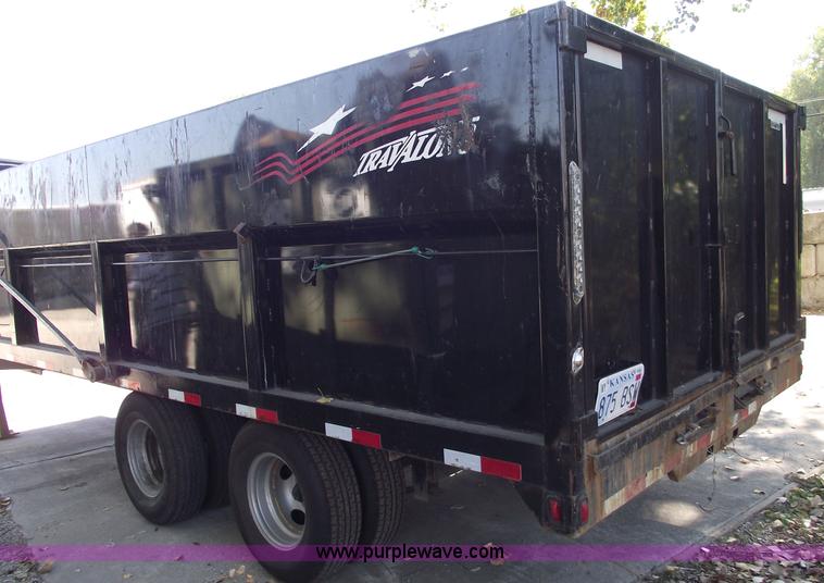 image for item 5921 2006 Travalong gooseneck dump trailer