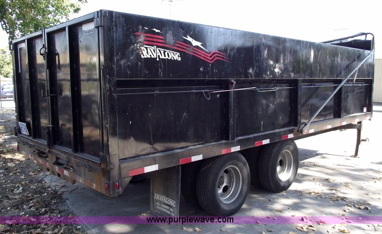 image for item 5921 2006 Travalong gooseneck dump trailer