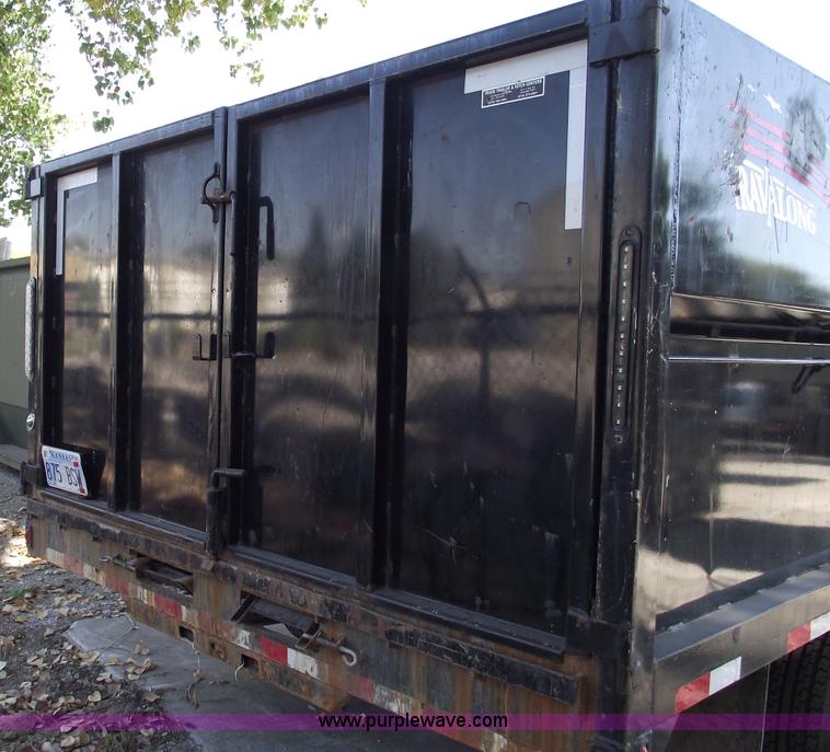 image for item 5921 2006 Travalong gooseneck dump trailer