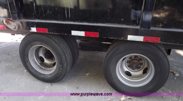 image for item 5921 2006 Travalong gooseneck dump trailer