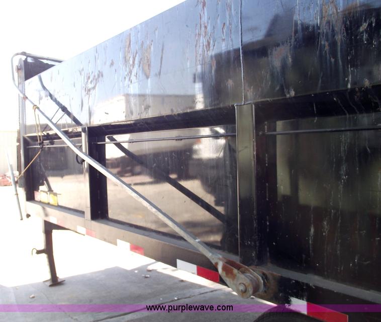 image for item 5921 2006 Travalong gooseneck dump trailer