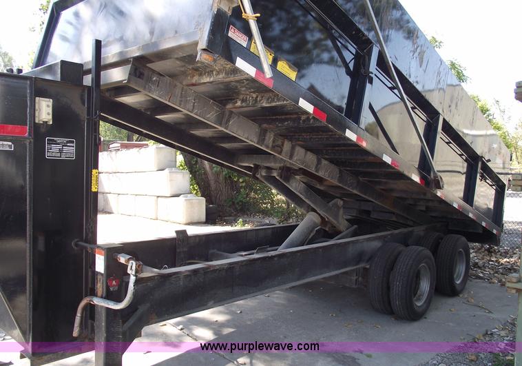 image for item 5921 2006 Travalong gooseneck dump trailer