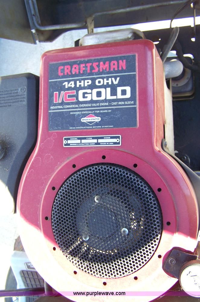 image for item 7374 Craftsman riding mower