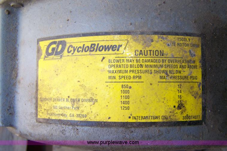 image for item 7404 Garden-Denver pneumatic cement blower