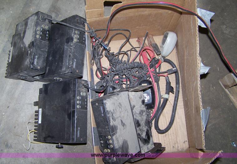 image for item 7424 (4) Motorola business band two way radios