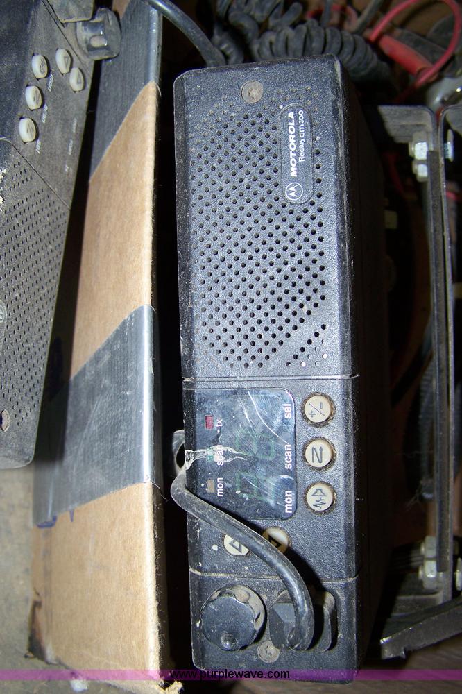 image for item 7424 (4) Motorola business band two way radios