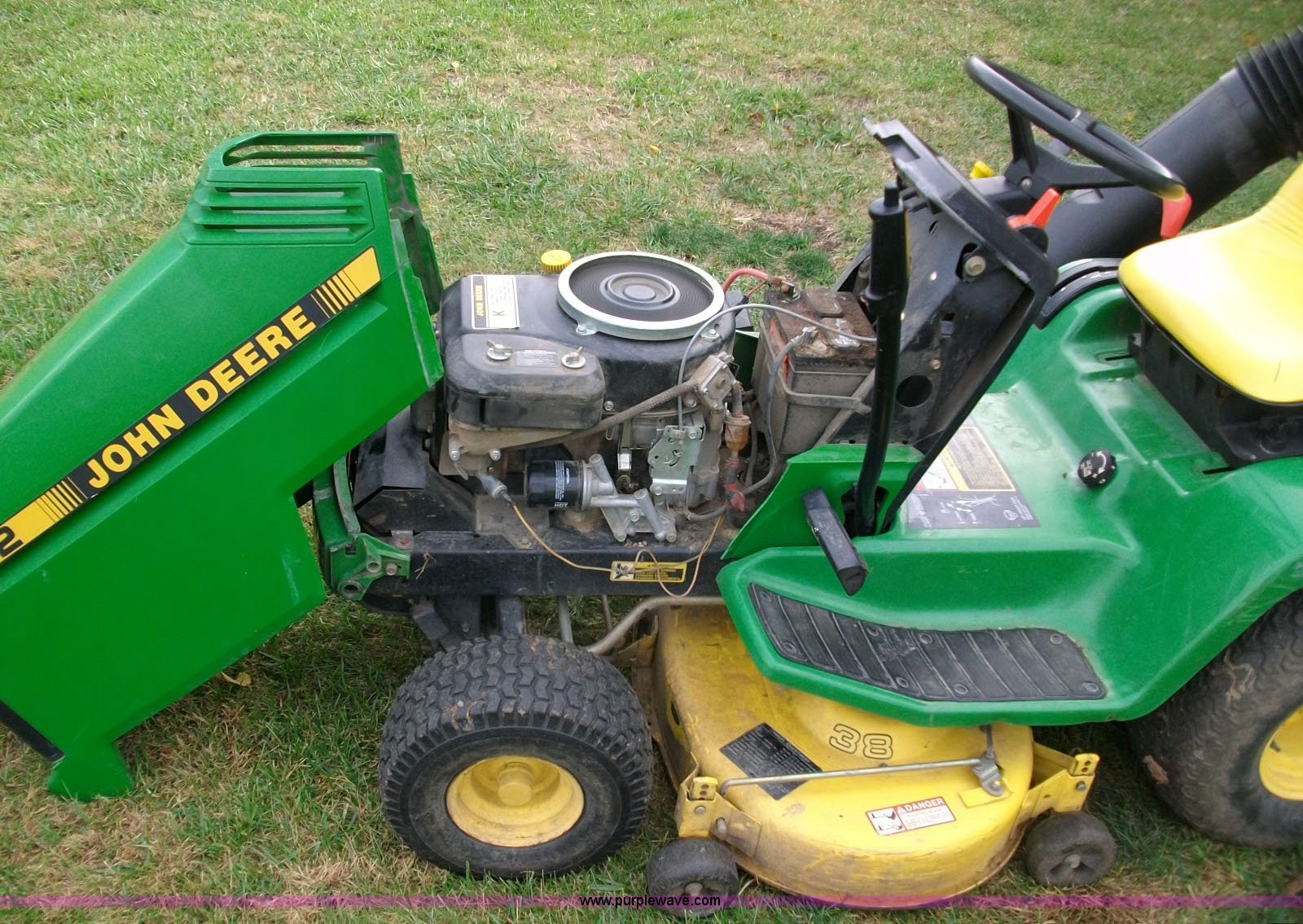 John Deere LX172 38" cut lawn mower in Wamego, KS Item 1803 sold