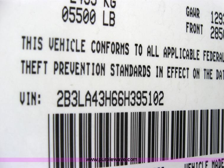 image for item 5215 2006 Dodge Charger