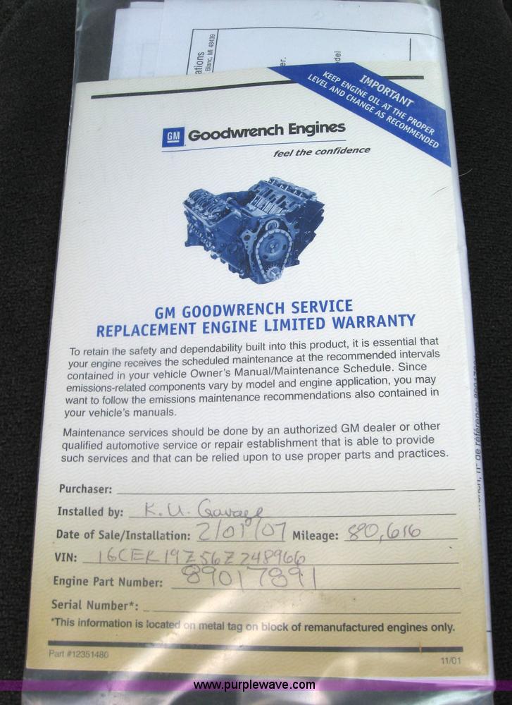 image for item 5219 2006 Chevrolet K1500 Silverado