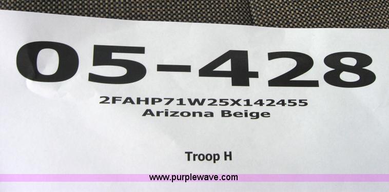 image for item 5225 2005 Ford Crown Victoria Police Interceptor