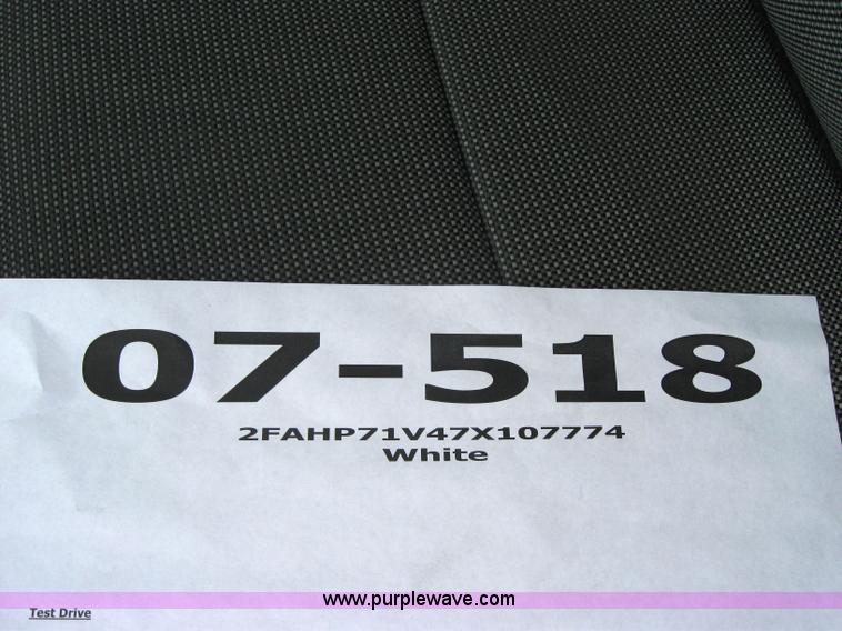 image for item 5227 2007 Ford Crown Victoria Police Interceptor