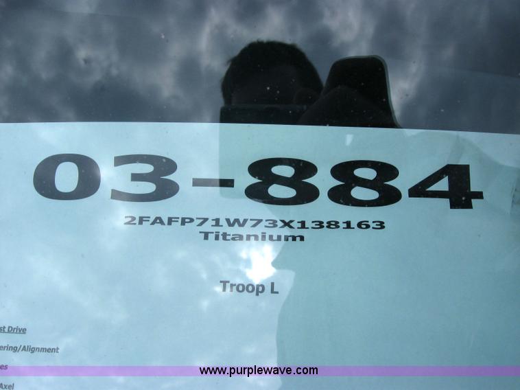 image for item 5228 2003 Ford Crown Victoria Police Interceptor