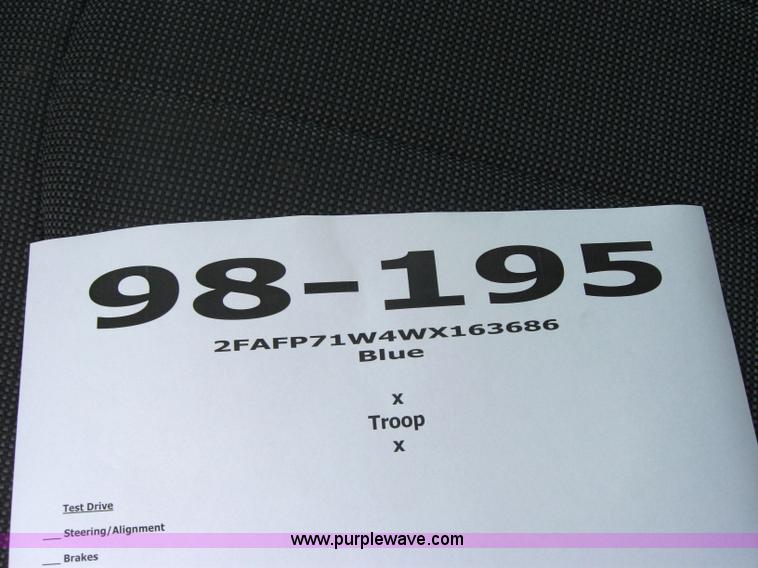 image for item 5230 1998 Ford Crown Victoria Police Interceptor