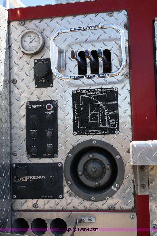 image for item 4814 1989 Emergency One Hurricane fire truck