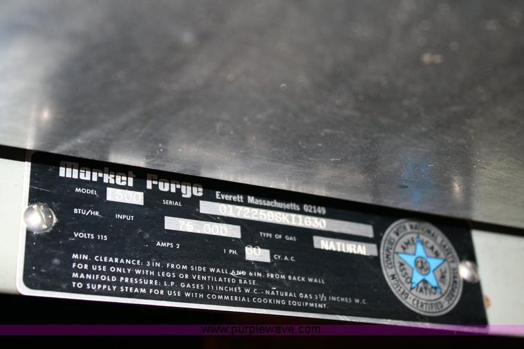 image for item 6350 Market Forge tilt skillet