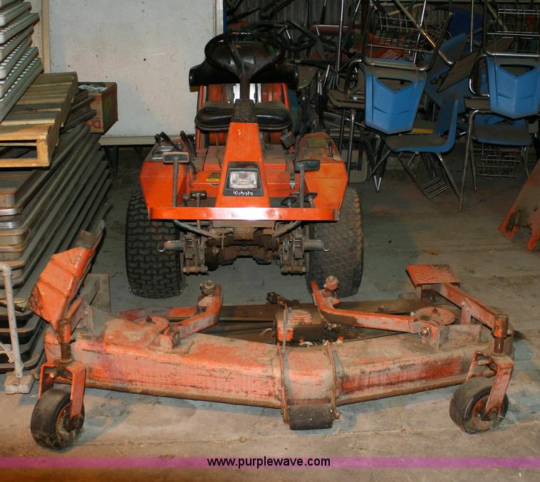 image for item 6358 Kubota F2100 riding lawn mower