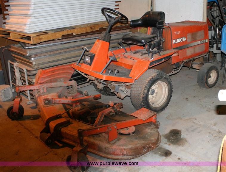 image for item 6358 Kubota F2100 riding lawn mower