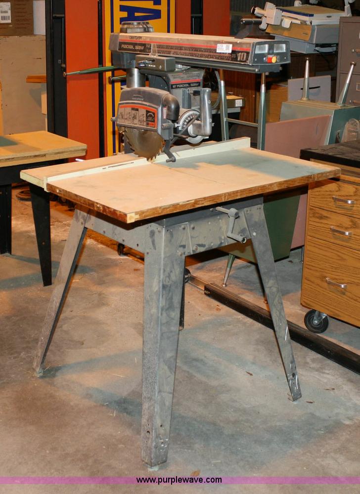 image for item 6359 Craftsman 10" radial arm saw