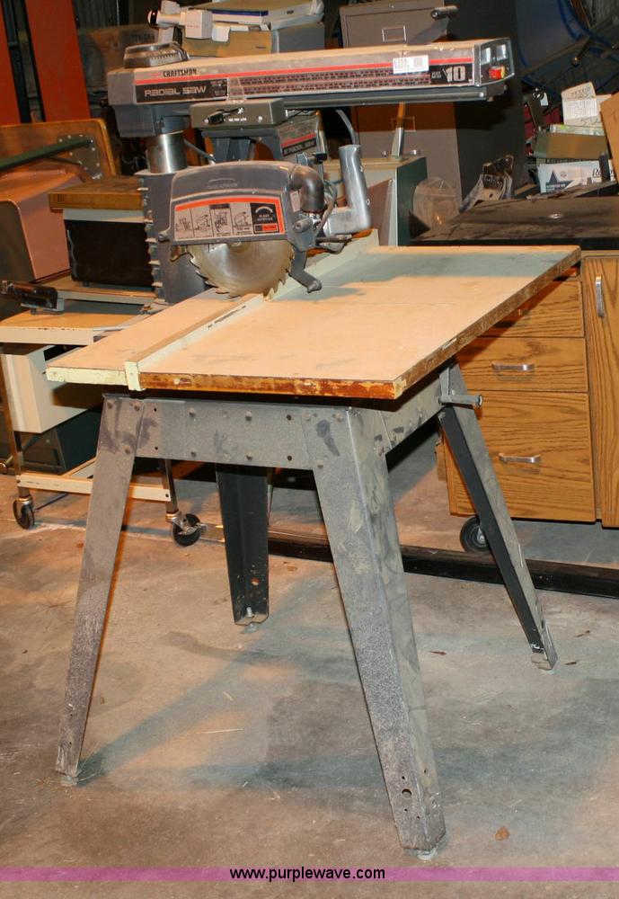 image for item 6359 Craftsman 10" radial arm saw