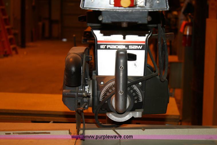image for item 6359 Craftsman 10" radial arm saw