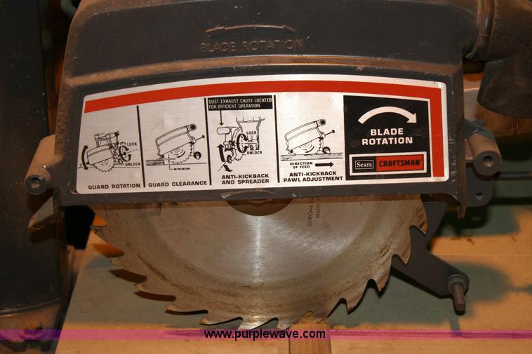 image for item 6359 Craftsman 10" radial arm saw