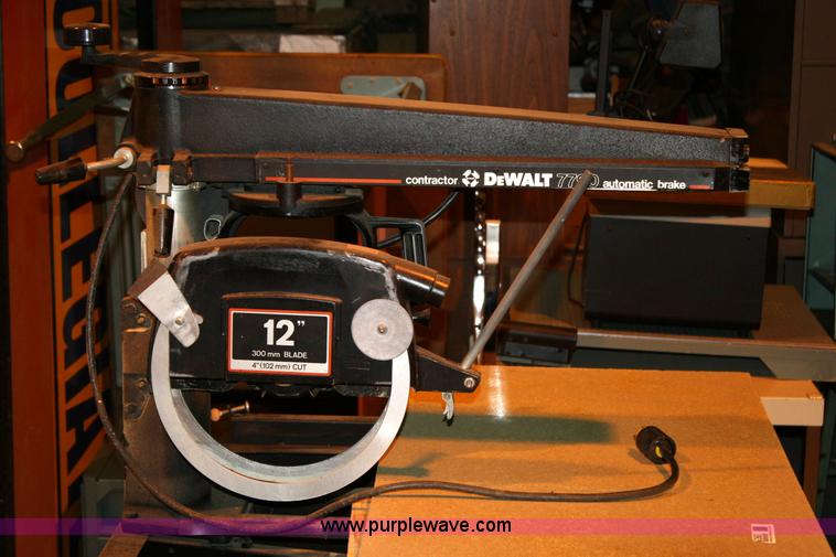 image for item 6360 DeWalt 7790 12" radial arm saw