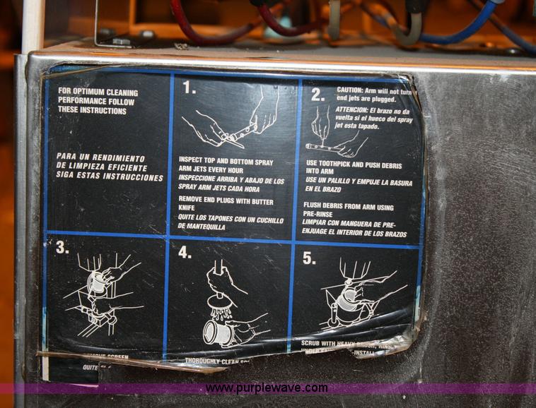 image for item 6362 Flow through dishwasher