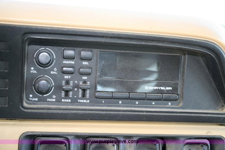 image for item 6366 1989 Dodge Ram Wagon B350