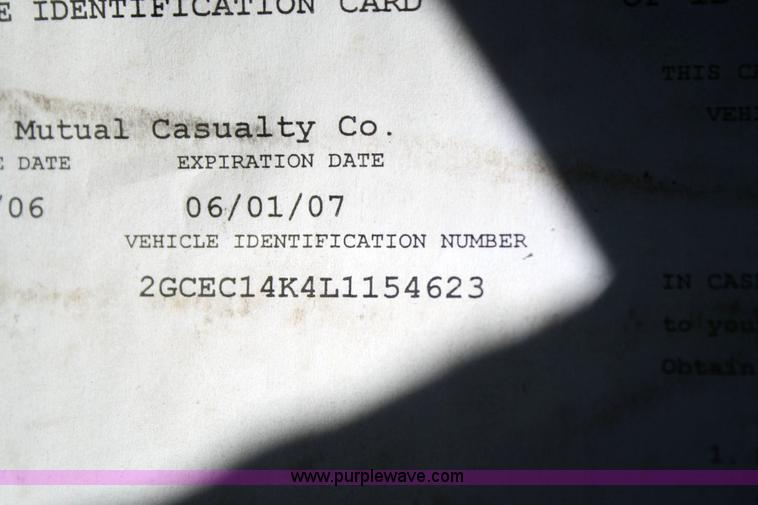 image for item 6418 1990 Chevrolet C1500