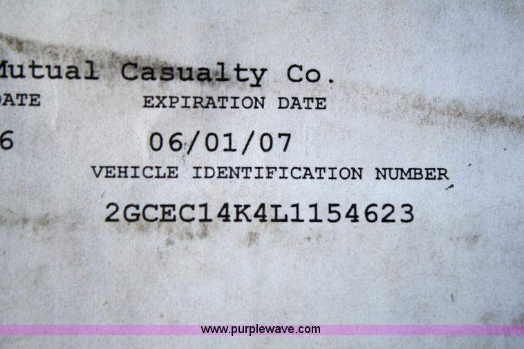 image for item 6418 1990 Chevrolet C1500